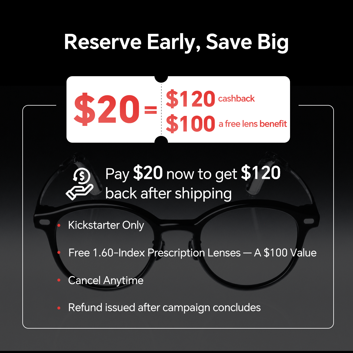 NIMO HOLO-Optical Glasses — Deposit Reservation